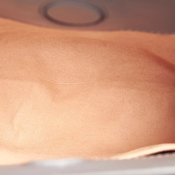 グッチ バンブー 459076 グレー レザー ハンドバッグ レディース GUCCI 【中古】