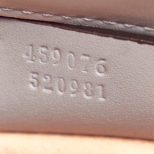 グッチ バンブー 459076 グレー レザー ハンドバッグ レディース GUCCI 【中古】