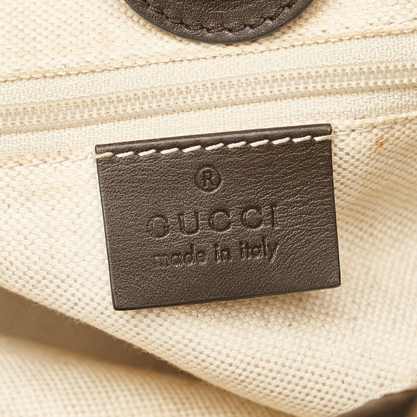 グッチ GGキャンバス スーキー 211944 ブラウン キャンバス レザー ハンドバッグ レディース GUCCI 【中古】