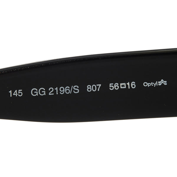 グッチ インターロッキングG GG2196/S ブラック プラスチック サングラス メンズ GUCCI 【中古】