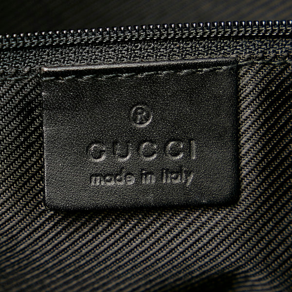 グッチ GGキャンバス ジャッキー 00963 ブラック キャンバス レザー ワンショルダー レディース GUCCI 【中古】