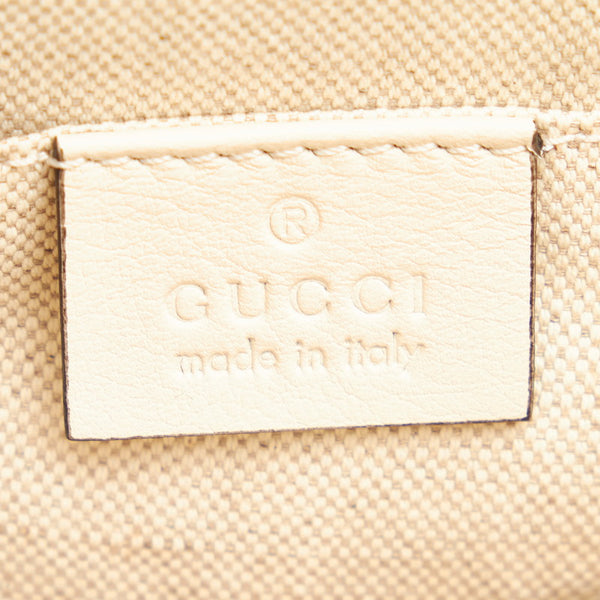 グッチ ディオニュソス バンブー ハンドバッグ ショルダーバッグ 2WAY 448075 ホワイト ネイビー レッド レザー レディース GUCCI 【中古】