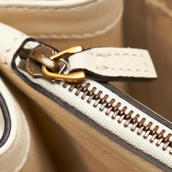 グッチ ディオニュソス バンブー ハンドバッグ ショルダーバッグ 2WAY 448075 ホワイト ネイビー レッド レザー レディース GUCCI 【中古】