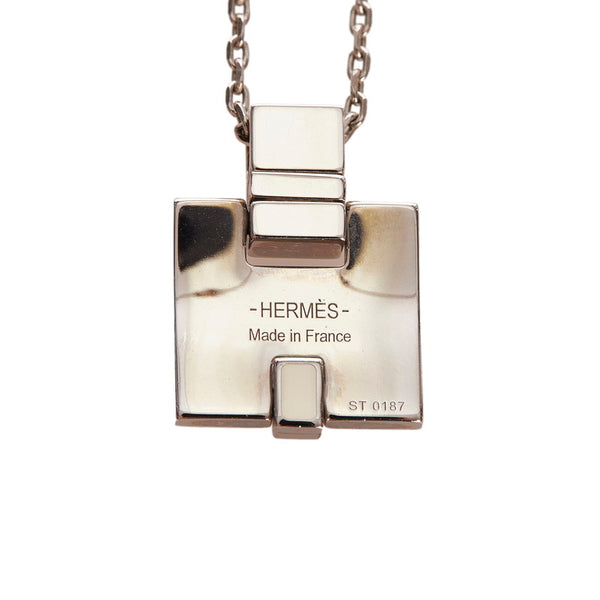 エルメス ST0187 SV925 シルバー アイリーン ネックレス レディース HERMES 【中古】