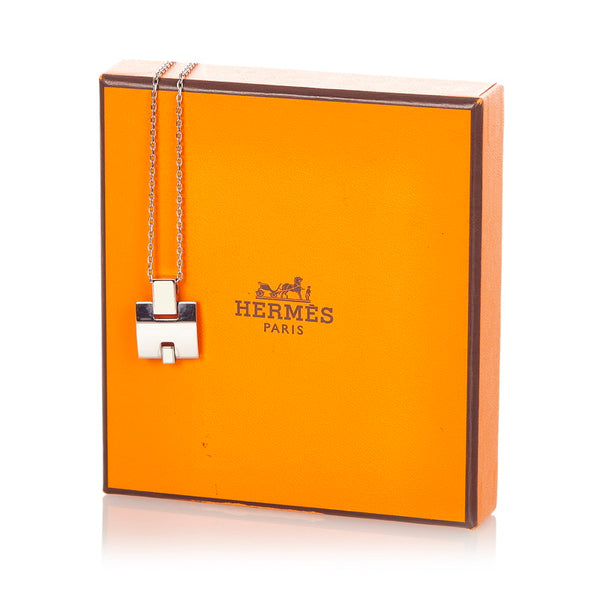 エルメス ST0187 SV925 シルバー アイリーン ネックレス レディース HERMES 【中古】