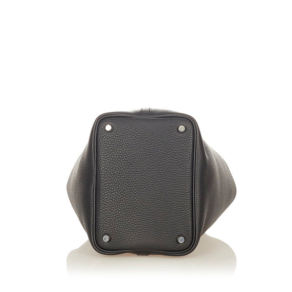 エルメス ピコタンロック PM ブラック トリヨンクレマンス ハンドバッグ レディース HERMES Z刻印 【中古】