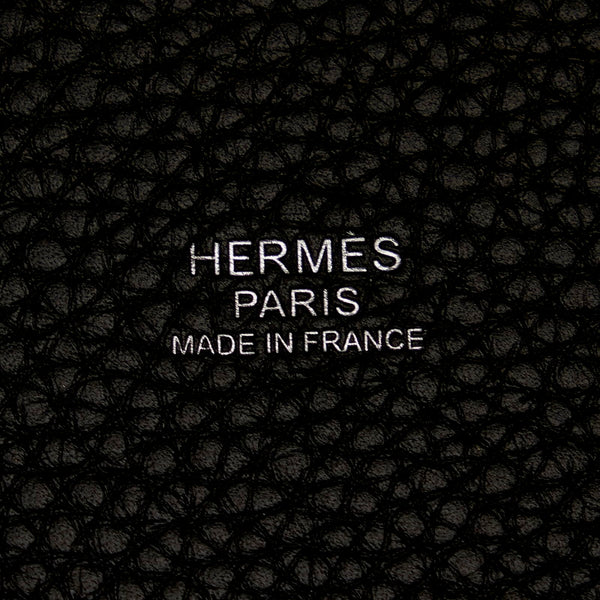 エルメス ピコタンロック PM ブラック トリヨンクレマンス ハンドバッグ レディース HERMES Z刻印 【中古】