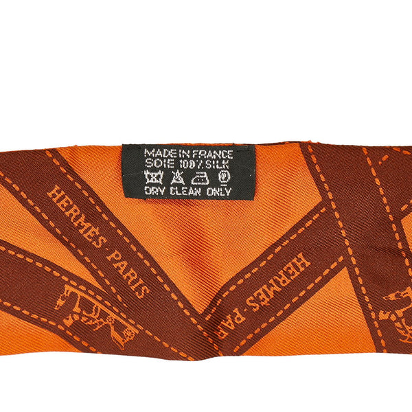 エルメス ガーデンツイリーTPM ブラウン レザー ハンドバッグ レディース HERMES □I刻印 【中古】