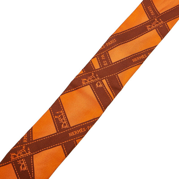 エルメス ガーデンツイリーTPM ブラウン レザー ハンドバッグ レディース HERMES □I刻印 【中古】