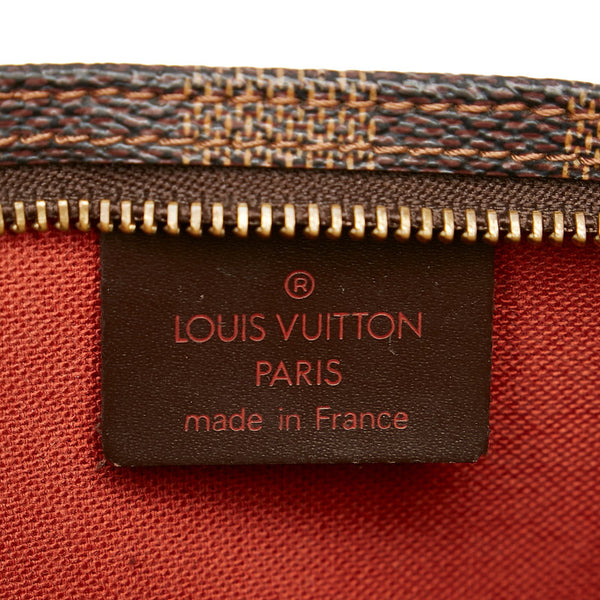 ルイ ヴィトン ダミエ ポシェットアクセソワール Ｎ41206 ブラウン PVC レザー ポーチ レディース LOUIS VUITTON 【中古】