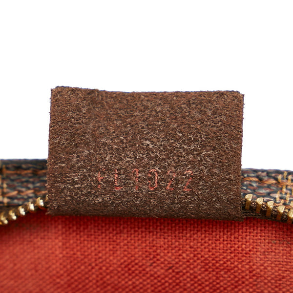 ルイ ヴィトン ダミエ ポシェットアクセソワール Ｎ41206 ブラウン PVC レザー ポーチ レディース LOUIS VUITTON 【中古】