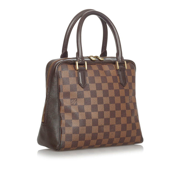 ルイ ヴィトン ダミエ ブレラ N51150 ブラウン PVC レザー ハンドバッグ レディース LOUIS VUITTON 【中古】