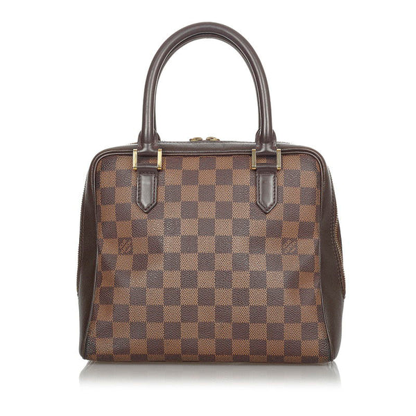 ルイ ヴィトン ダミエ ブレラ N51150 ブラウン PVC レザー ハンドバッグ レディース LOUIS VUITTON 【中古】