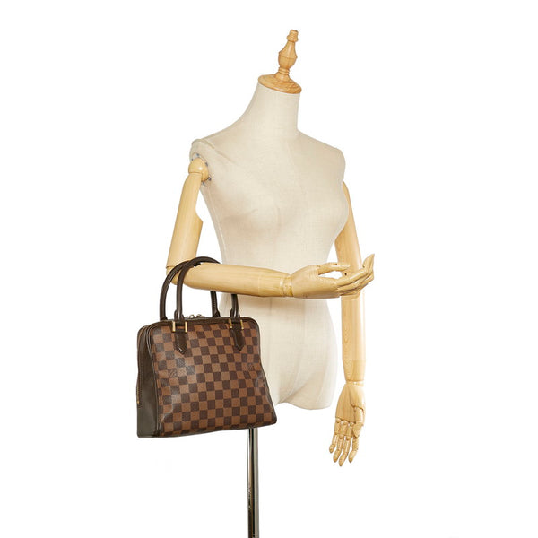 ルイ ヴィトン ダミエ ブレラ N51150 ブラウン PVC レザー ハンドバッグ レディース LOUIS VUITTON 【中古】
