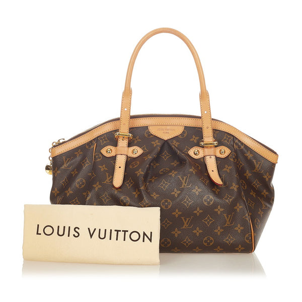 ルイ ヴィトン モノグラム ティボリGM ハンドバッグ M40144 ブラウン PVC レザー レディース LOUIS VUITTON 【中古】