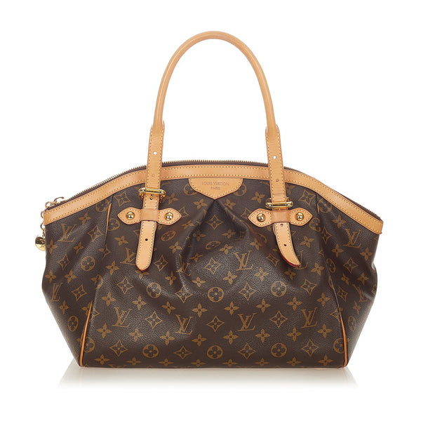 ルイ ヴィトン モノグラム ティボリGM ハンドバッグ M40144 ブラウン PVC レザー レディース LOUIS VUITTON 【中古】