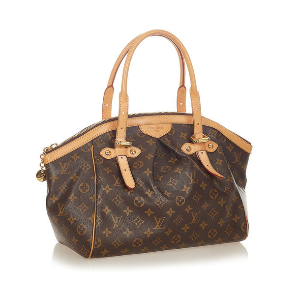 ルイ ヴィトン モノグラム ティボリGM ハンドバッグ M40144 ブラウン PVC レザー レディース LOUIS VUITTON 【中古】