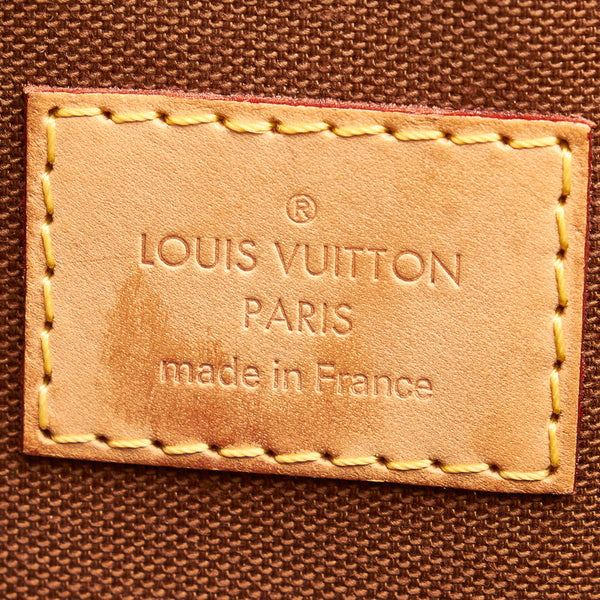 ルイ ヴィトン モノグラム ティボリGM ハンドバッグ M40144 ブラウン PVC レザー レディース LOUIS VUITTON 【中古】
