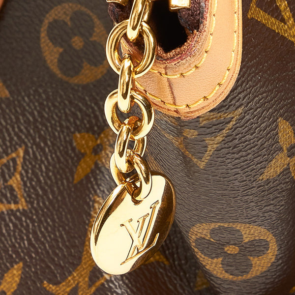 ルイ ヴィトン モノグラム ティボリGM ハンドバッグ M40144 ブラウン PVC レザー レディース LOUIS VUITTON 【中古】