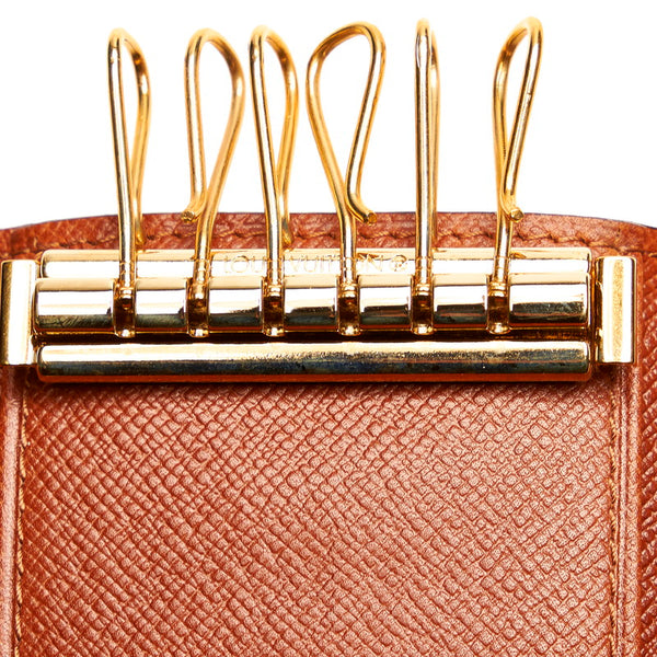 ルイ ヴィトン モノグラム ミュルティクレ6 キーケース M62630 ブラウン PVC レザー レディース LOUIS VUITTON 【中古】