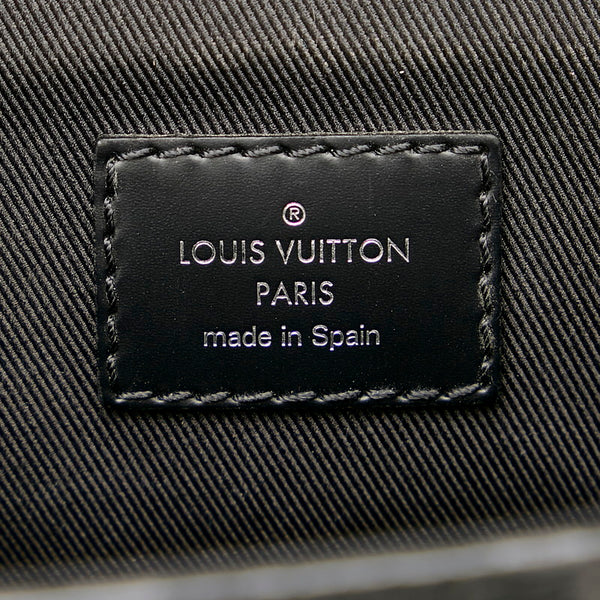 ルイ ヴィトン モノグラム エクリプス ディストリクトPM M44000 グレー PVC レザー 斜め掛け ショルダーバッグ メンズ LOUIS VUITTON 【中古】