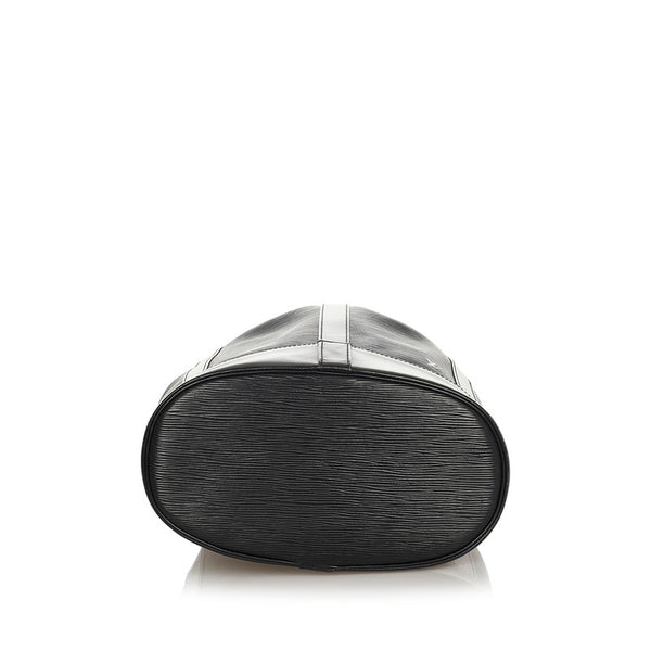 ルイ ヴィトン エピ ランドネPM M52352 ノワール レザー ショルダーバッグ レディース LOUIS VUITTON 【中古】