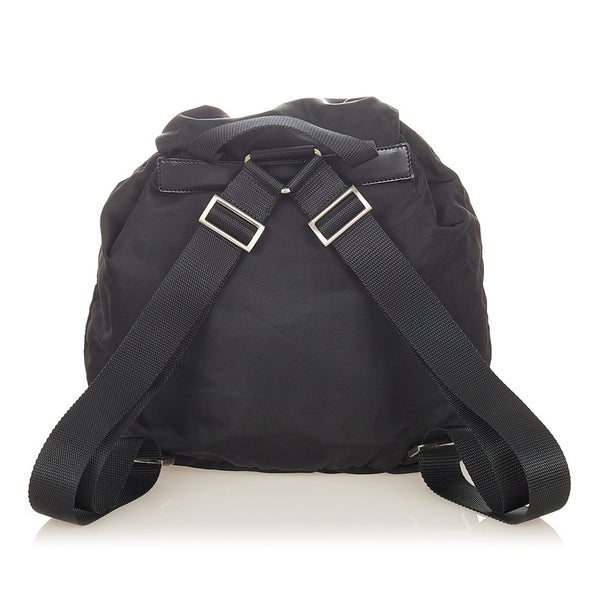 プラダ ブラック ナイロン リュック バックパック レディース PRADA 【中古】