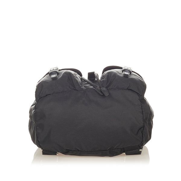 プラダ ブラック ナイロン リュック バックパック レディース PRADA 【中古】