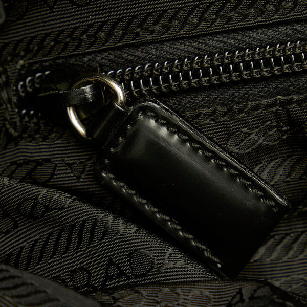 プラダ ブラック ナイロン リュック バックパック レディース PRADA 【中古】