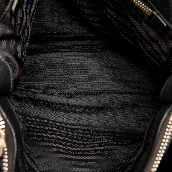 プラダ BR2703 ブラック NERO レザー ハンドバッグ レディース PRADA 【中古】