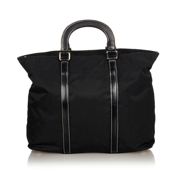 プラダ アトランティス BN1066 ブラック ナイロン レザー ハンドバッグ ショルダーバッグ２WAY レディース PRADA 【中古】