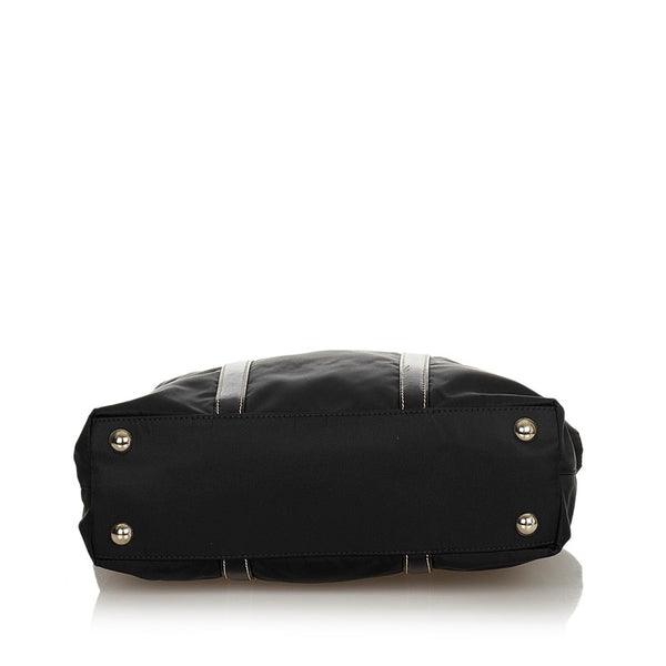 プラダ アトランティス BN1066 ブラック ナイロン レザー ハンドバッグ ショルダーバッグ２WAY レディース PRADA 【中古】