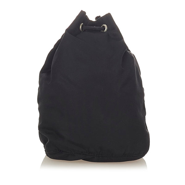 プラダ ポコノ ブラック ナイロン ポーチ レディース PRADA 【中古】