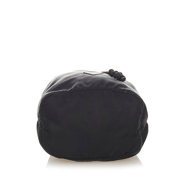 プラダ ポコノ ブラック ナイロン ポーチ レディース PRADA 【中古】
