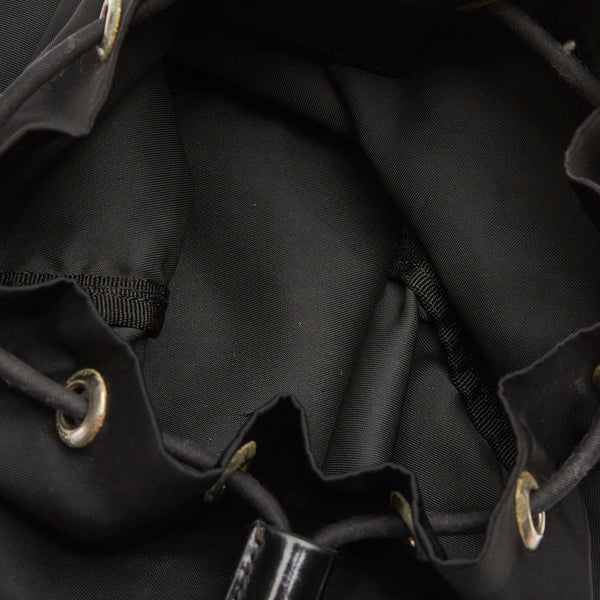 プラダ ポコノ ブラック ナイロン ポーチ レディース PRADA 【中古】