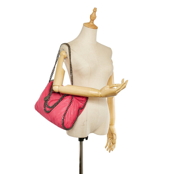ステラマッカートニー ファラベラ ショルダーバッグ フルオピンク ポリエステル メタル レディース Stella McCartney 【中古】