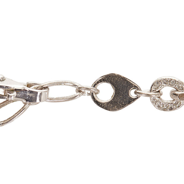 サンローラン シルバー メタル サークル ネックレス レディース SAINT LAURENT 【中古】