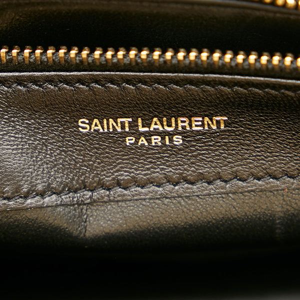 サンローラン マテラッセ ゴールド レザー チェーン ショルダーバッグ レディース SAINT LAURENT 【中古】
