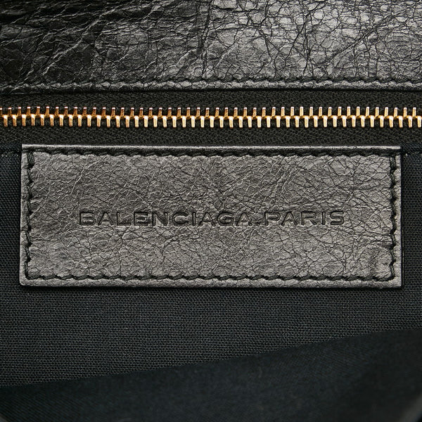 バレンシアガ 224915 ブラック レザー クラッチバッグ レディース BALENCIAGA 【中古】