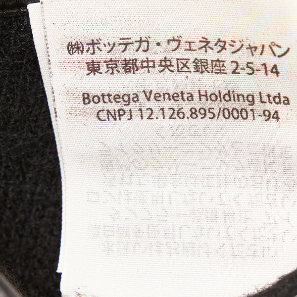 ボッテガヴェネタ イントレチャート ブラック シープスキン 手袋 メンズ BOTTEGAVENETA 【中古】