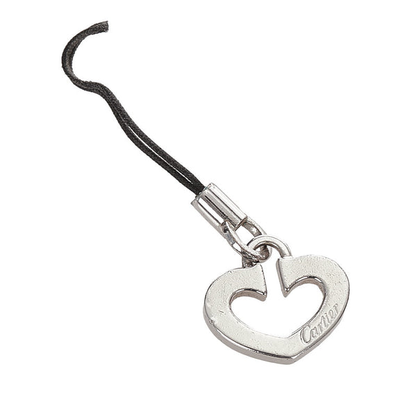カルティエ キーホルダー シルバー メタル レディース CARTIER 【中古】