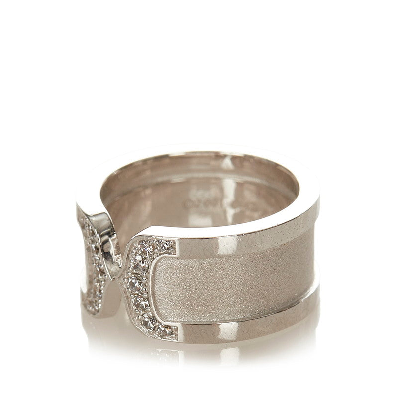 カルティエ K18WG ホワイトゴールド リング 指輪 レディース CARTIER 12号 【中古】