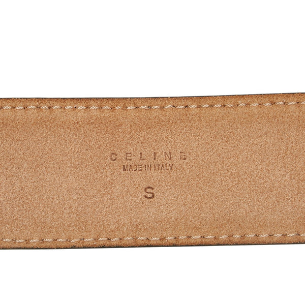 セリーヌ グレー レザー ベルト レディース CELINE 【中古】