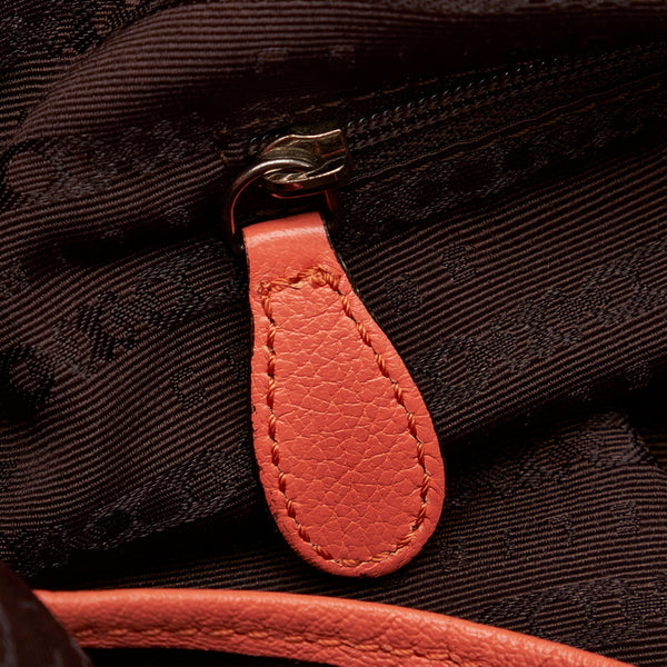 セリーヌ ピンク レザー ハンドバッグ レディース CELINE 【中古】