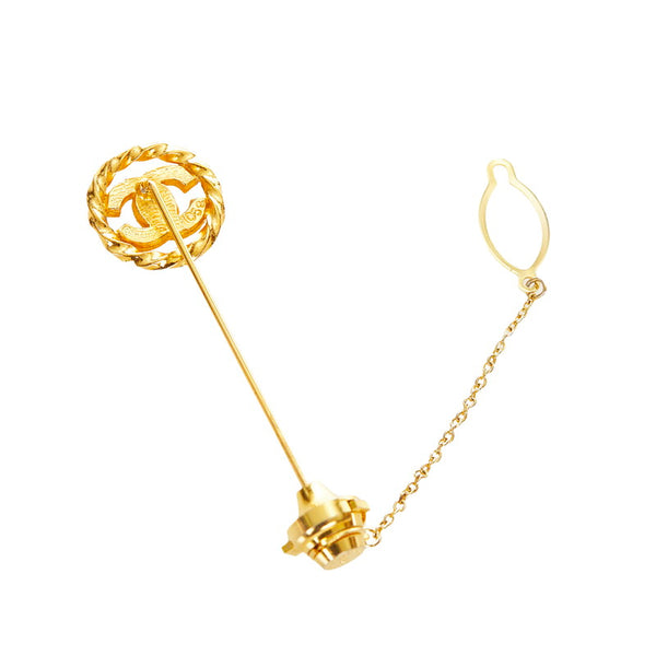 シャネル ゴールド メッキ ココマーク タイタック レディース CHANEL 【中古】