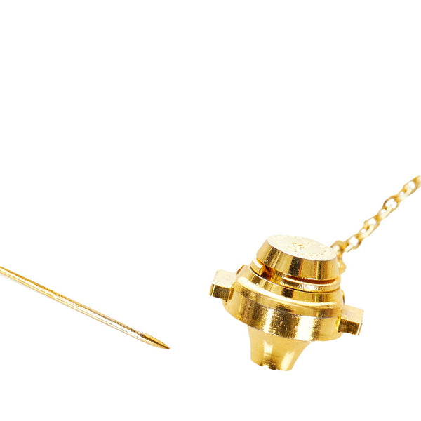 シャネル ゴールド メッキ ココマーク タイタック レディース CHANEL 【中古】