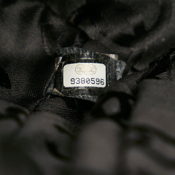 シャネル カンボン ココマーク ベージュ ブラック レザー ハンドバッグ レディース CHANEL 【中古】