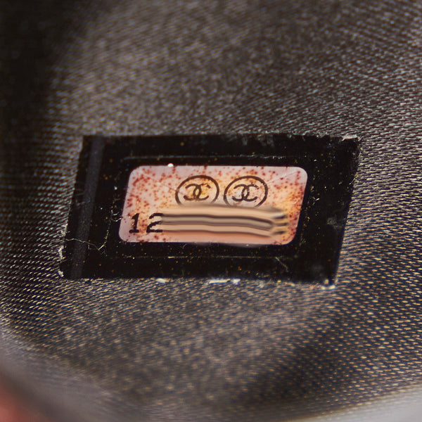 シャネル アイコン シンボル チャーム ブラック パテントレザー 長財布 レディース CHANEL 【中古】