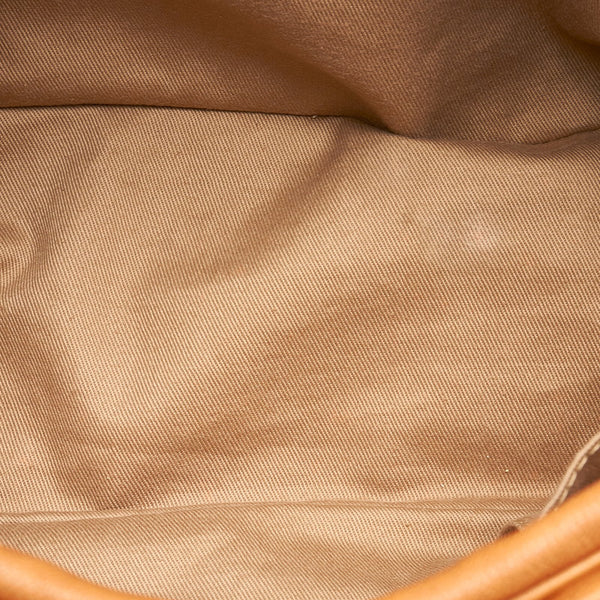 シャネル ココマーク ダイヤステッチ A32454 ライトブラウン ソフトキャビアスキン チェーン ショルダーバッグ レディース CHANEL 【中古】