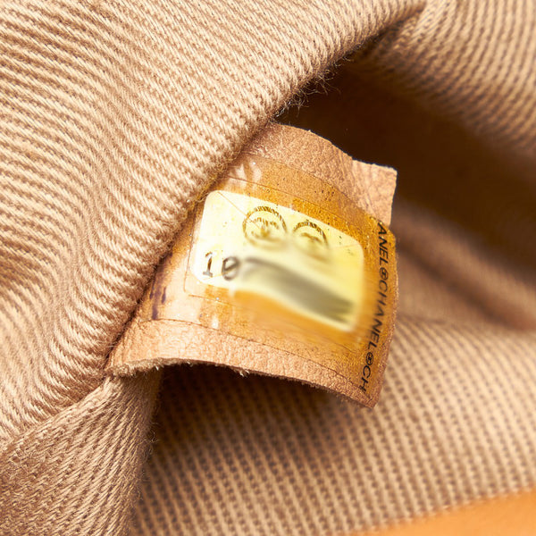 シャネル ココマーク ダイヤステッチ A32454 ライトブラウン ソフトキャビアスキン チェーン ショルダーバッグ レディース CHANEL 【中古】